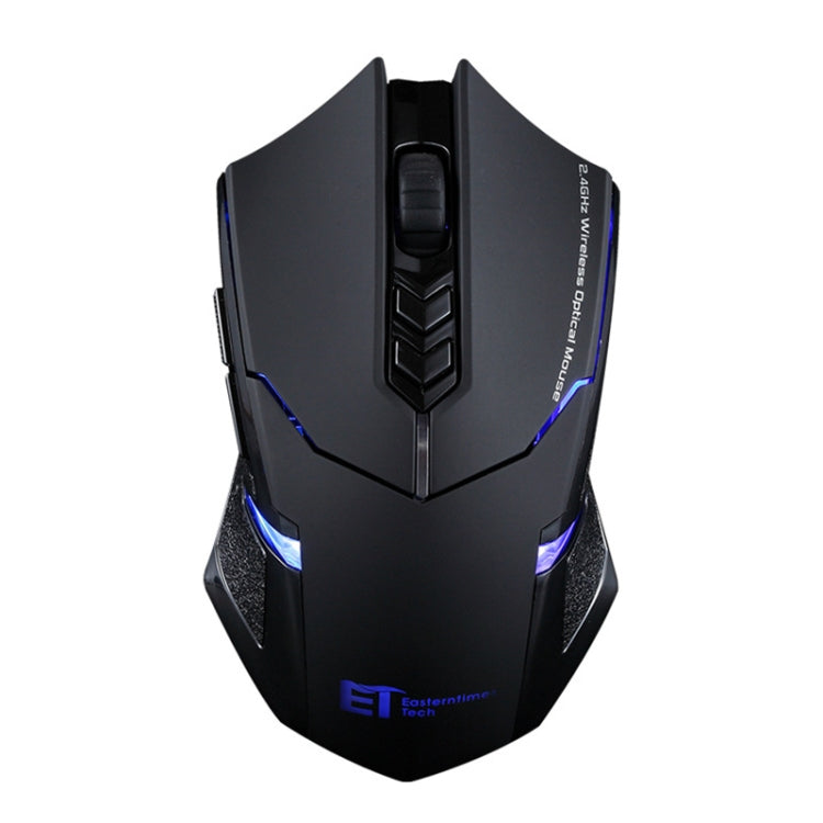Mouse da gioco wireless muto ET X-08 a 7 tasti 2400 DPI 2.4G con ricevitore USB e retroilluminazione colorata Mouse da gioco wireless muto ET X-08 a 7 tasti 2400 DPI 2.4G con ricevitore USB e retroilluminazione colorata